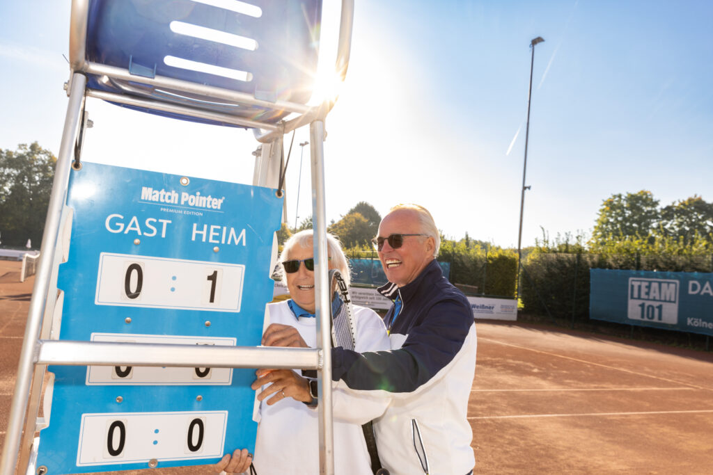Mitglieder der Mannschaft Herren 75 im Sommer 2025
